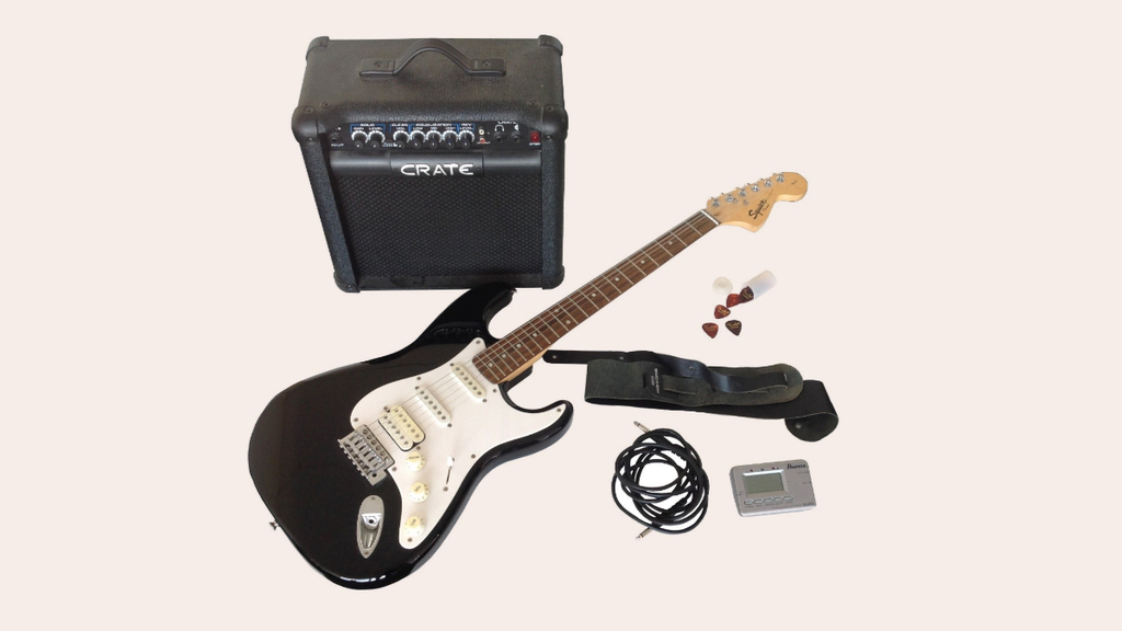 E-Gitarre mit Verstärker