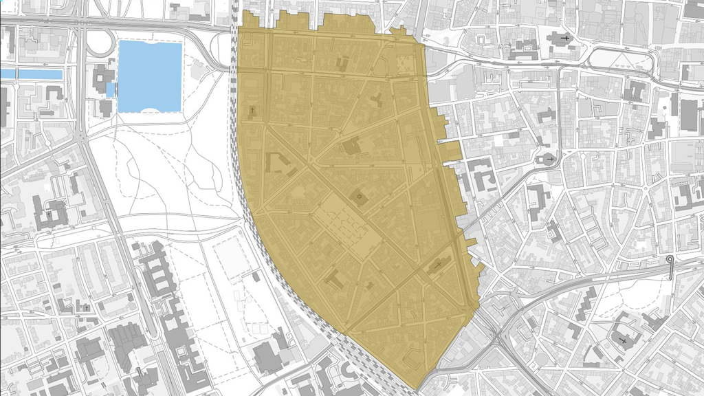 Gebiet Erhaltungssatzung Neustadt Süd West