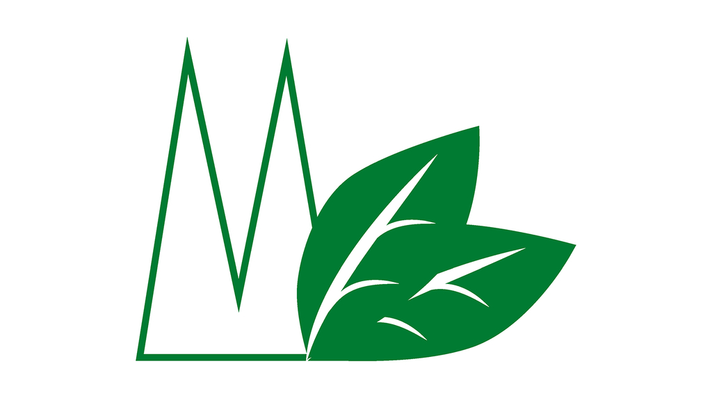 Die Grafik zeigt den Kölner Dom und Blätter einer Pflanze.