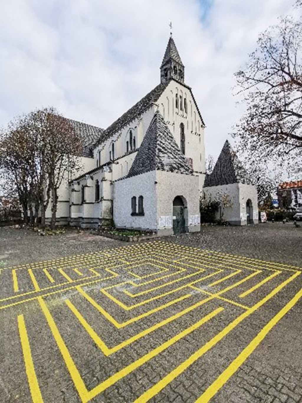 Neu gestaltetes Labyrinth