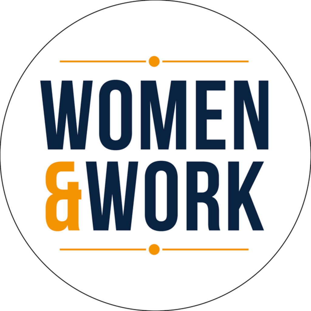 Logo mit Schriftzug women & work