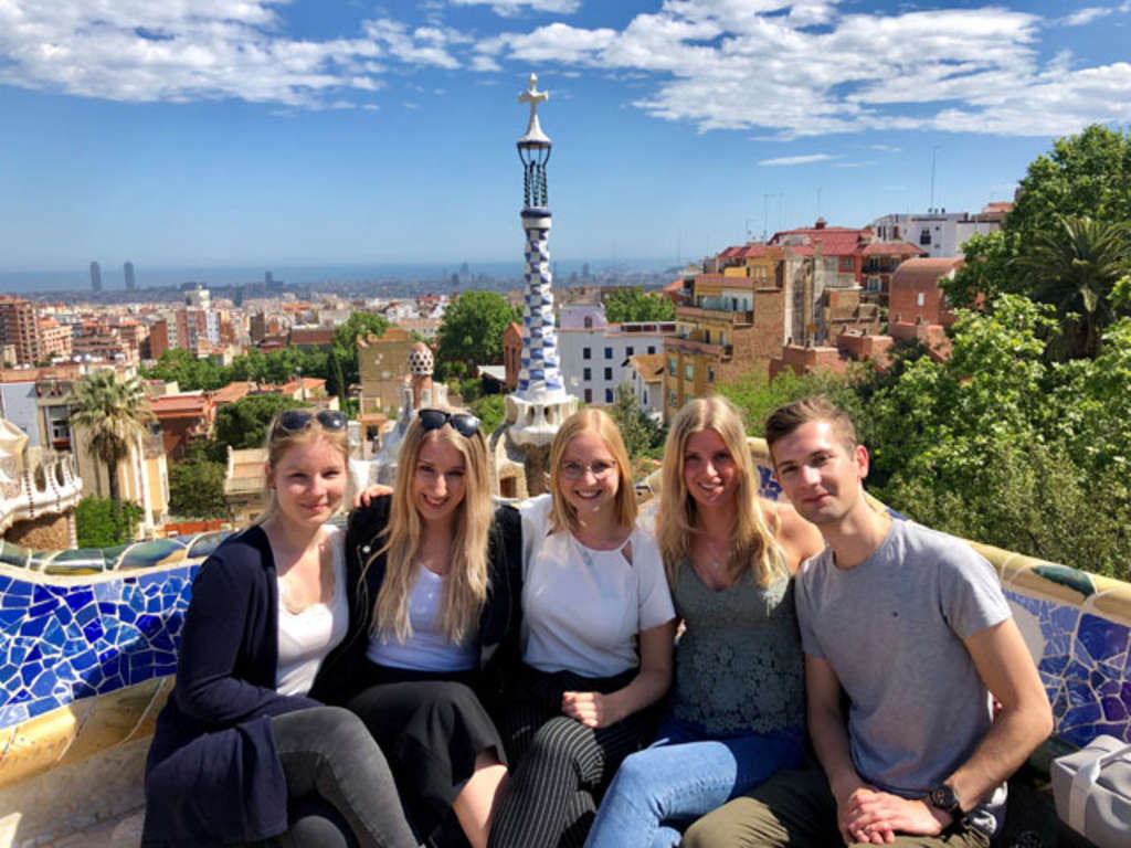 Barcelona 2019 - Gruppenbild im Park Güell