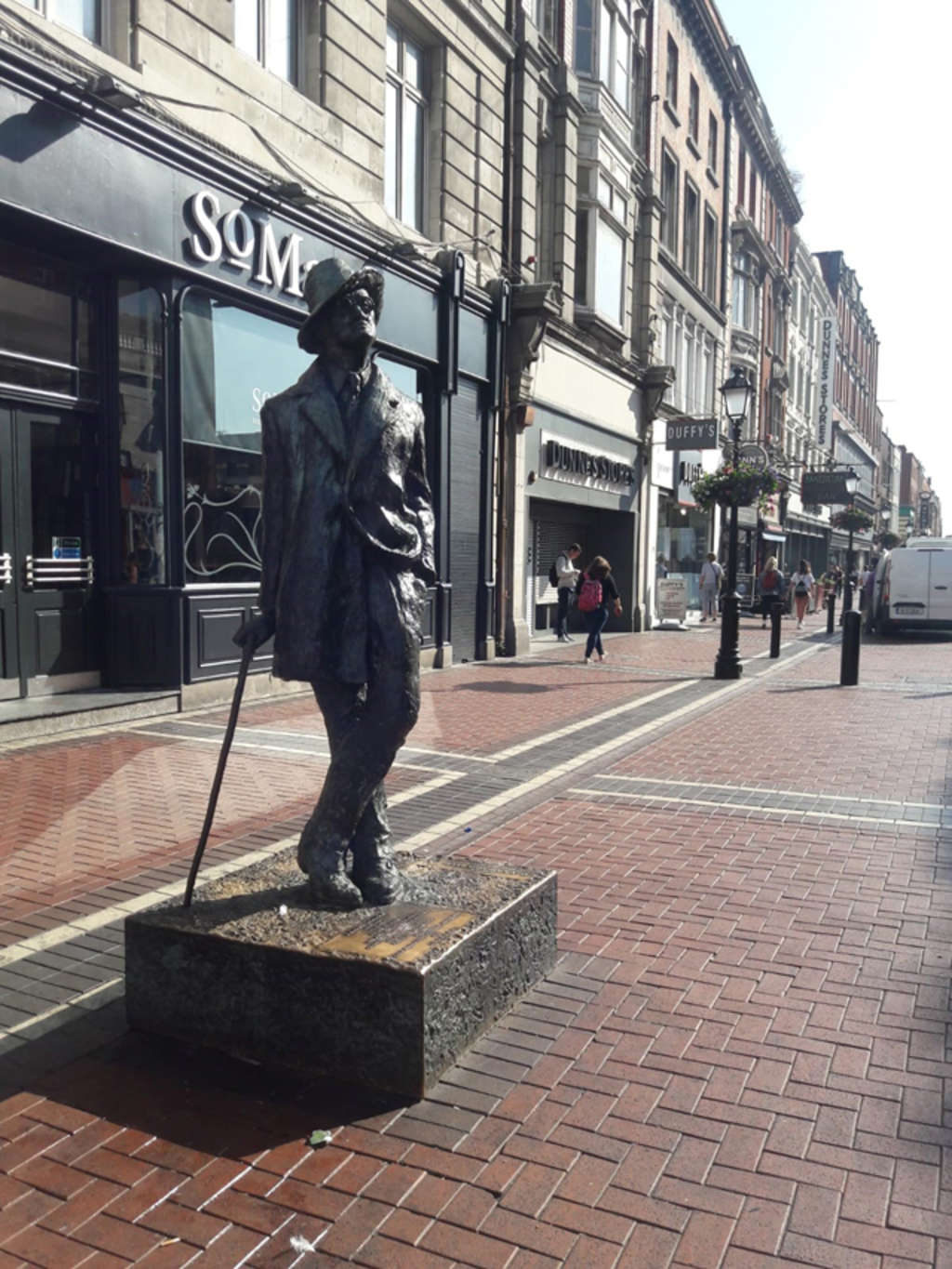 James Joyce Statue in Dublin
