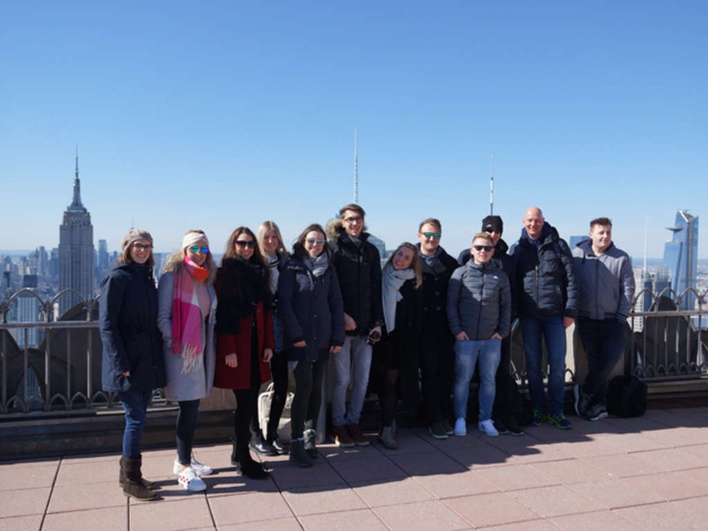 Gruppenfoto Skyline New York