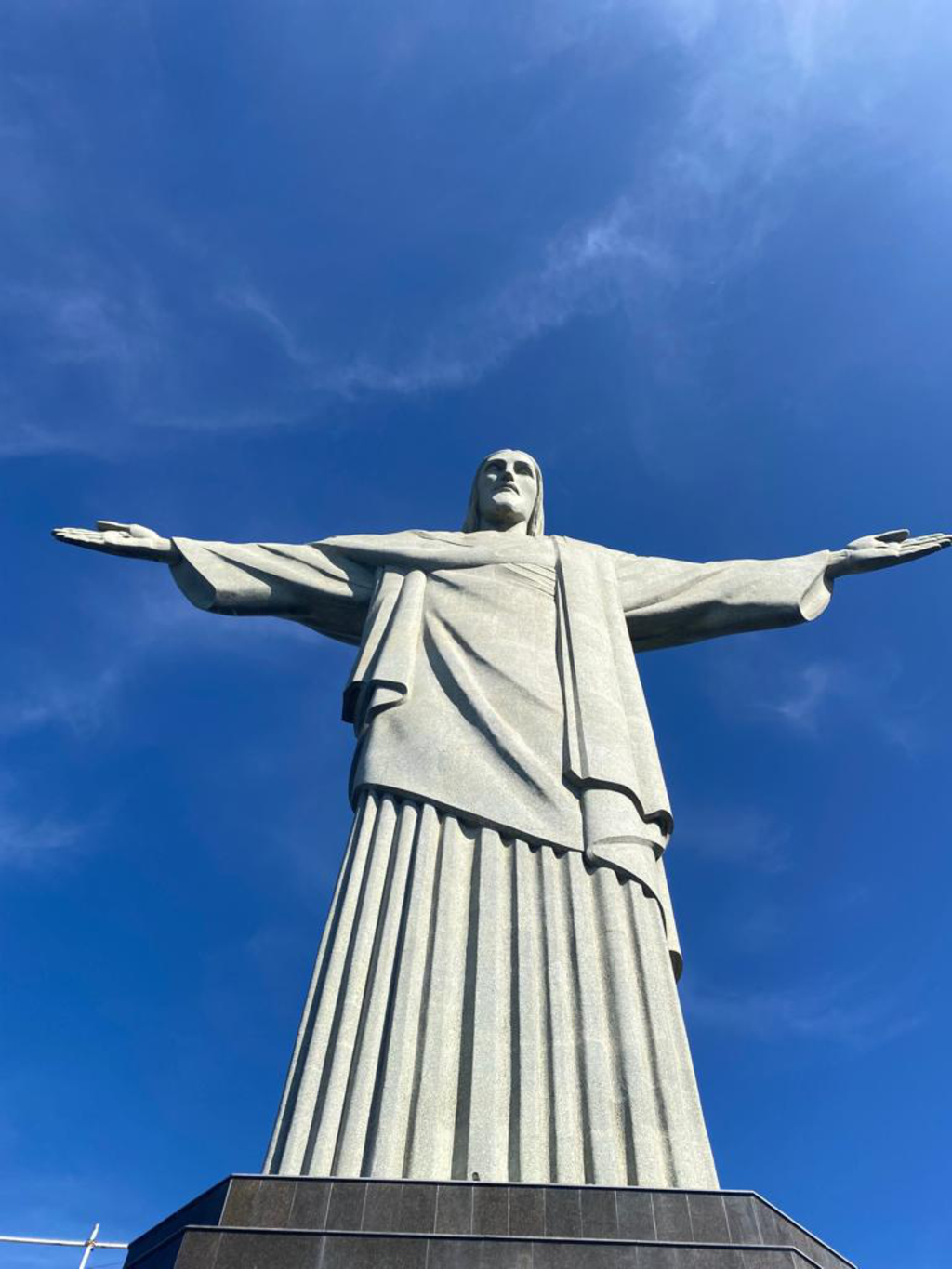 Foto der Christusstatue Cristo Redentor
