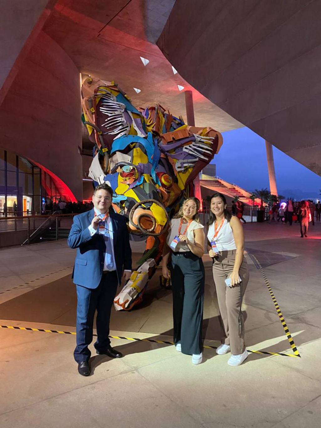 Gruppenbild von Yvonne Ganschow, Fabiana Pracht und Markus Menrath