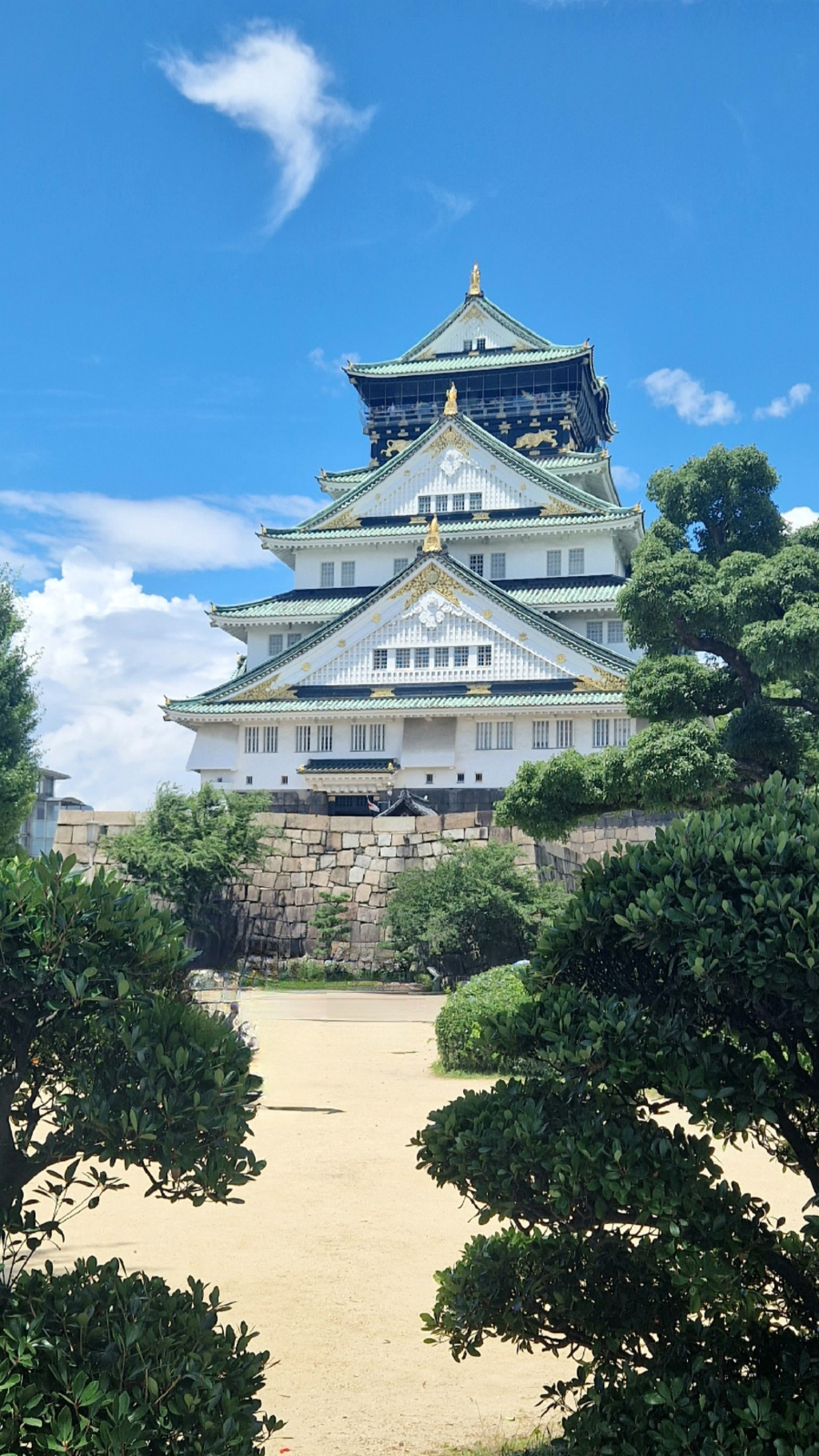 Osaka Castle in Japan