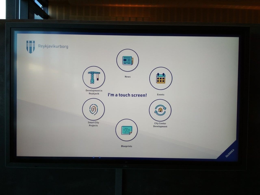 Reykjavik 2018  Touchscreen