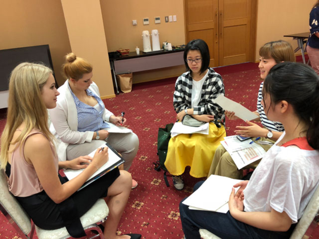 Meeting and der Kobe University of Foreign Studies