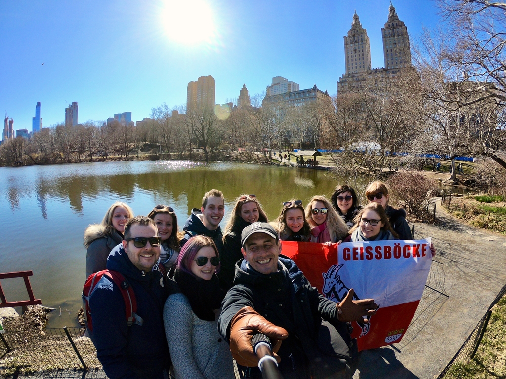 Gruppenbild der Studienreise nach New York