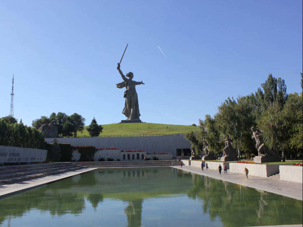 Mutter Heimat Statue in Wolgograd
