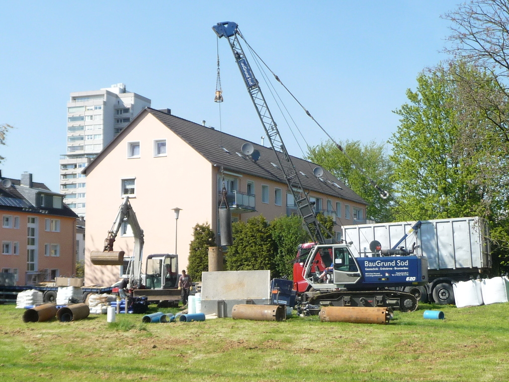 Bau einer Grundwassermessstelle Rezagstraße 2016