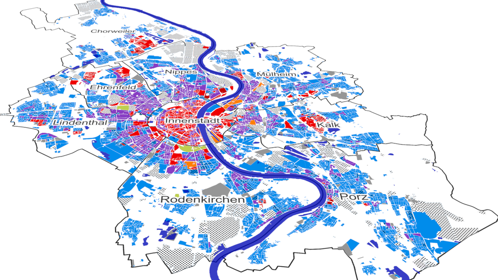 Übersicht der Stadtteile, Link auf Kommunale Wärmeplanung (KWP) in Köln - Stadt Köln