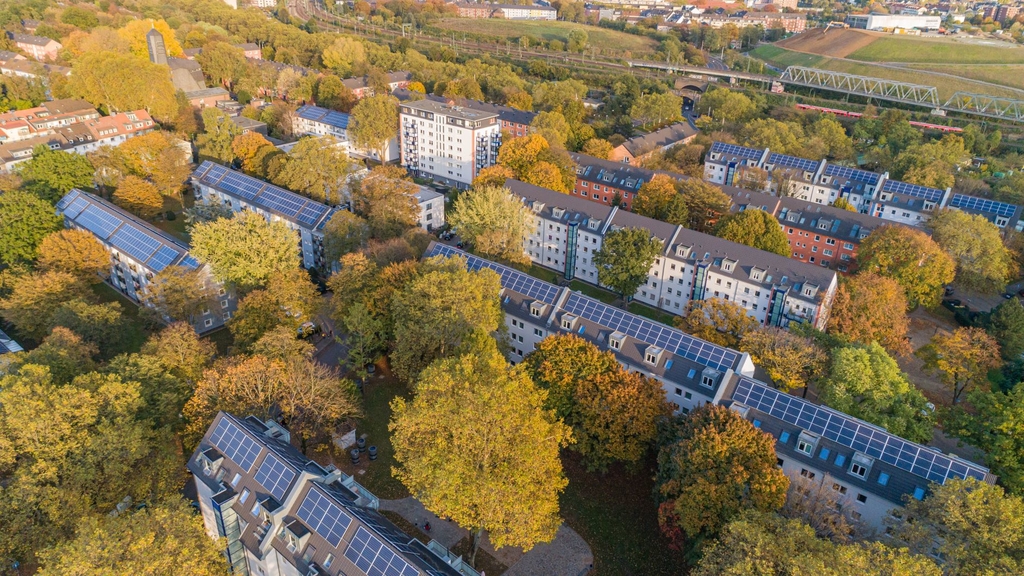 Stegerwaldsiedlung Luftaufnahme