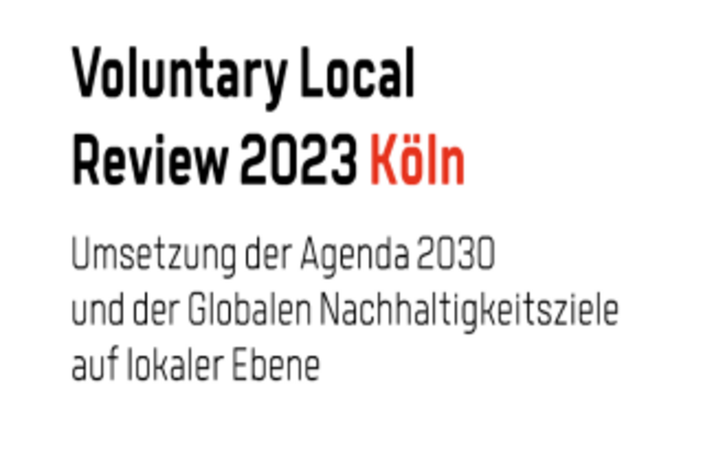 Screenshot des aktuellen Nachhaltigkeitsberichtes, Link auf Kölner Nachhaltigkeitsberichte - Stadt Köln