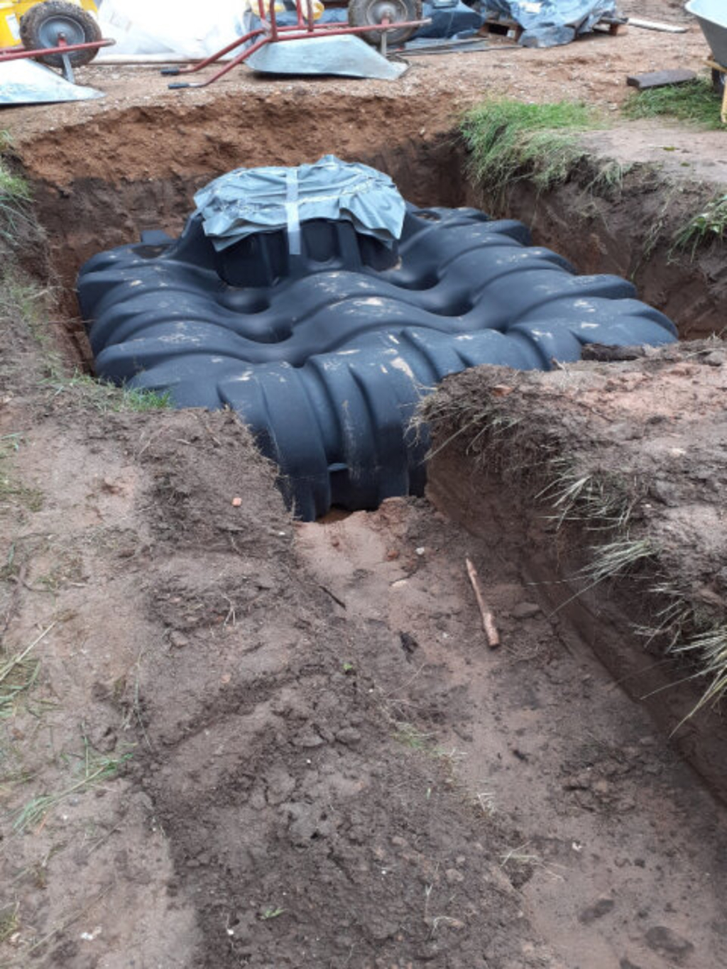 Einbgringung Zisterne