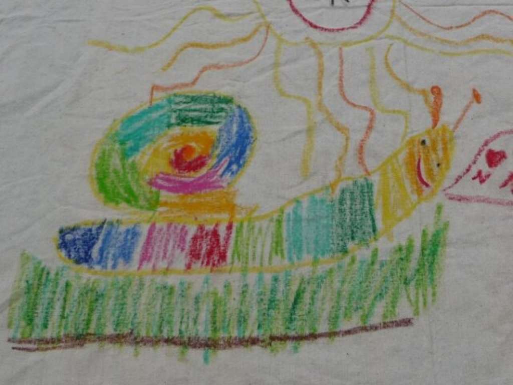 Gärten für Kinder Schnecke