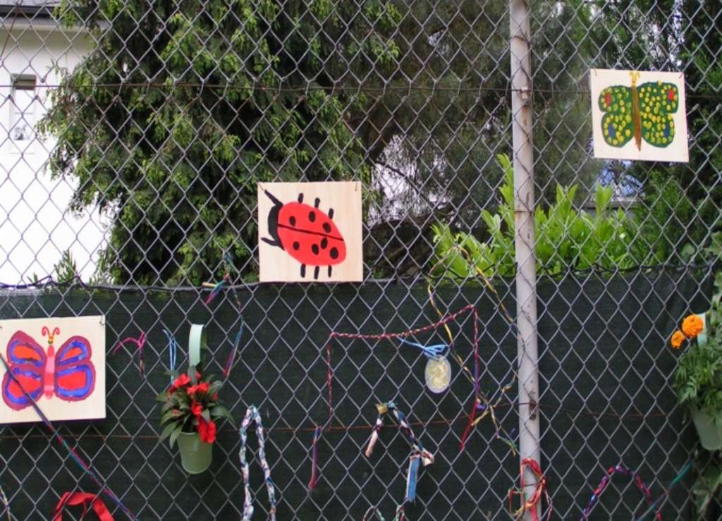 Schülergestaltungzaun