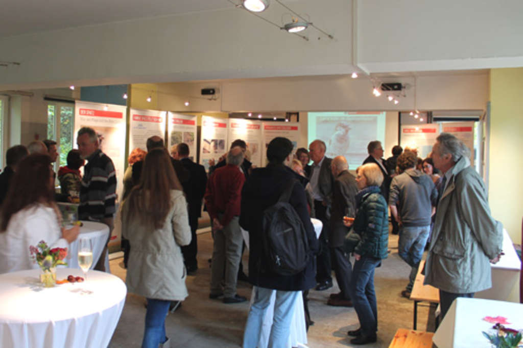 Reges Treiben auf der Spatz-Ausstellung