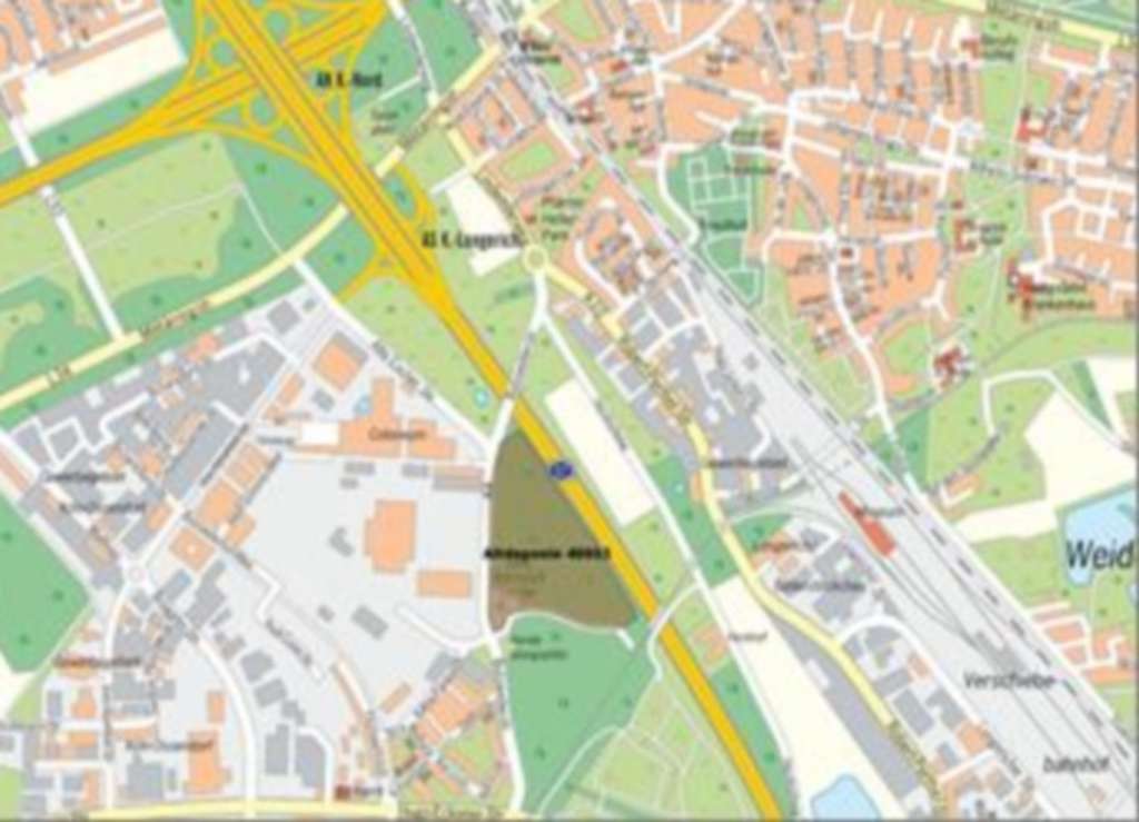 Altdeponie Butzweilerstraße: Lageplan