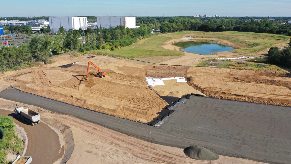 Bau Oberflächenabdichtung Butweilerstraße