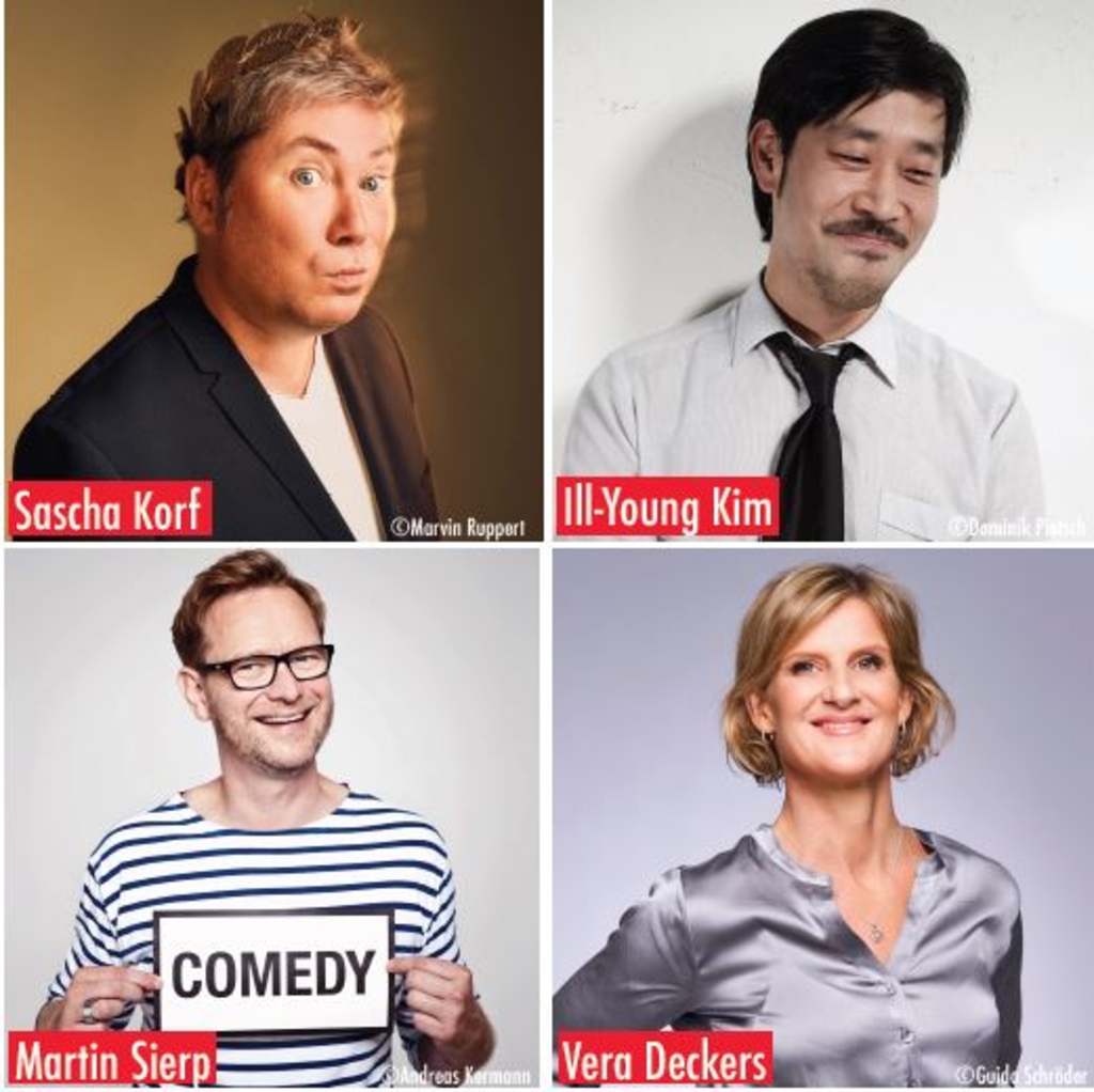 Lachquadrat 15.03.24 – vier Künstler