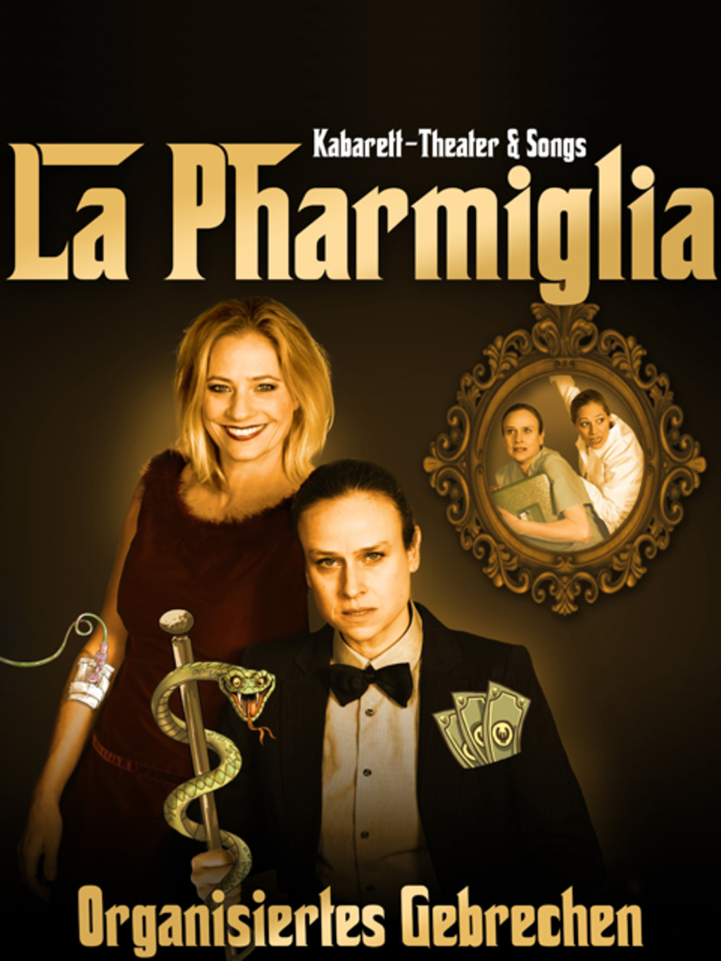 Plakat zum Programm "Organisiertes Verbrechen" von La Pharmiglia