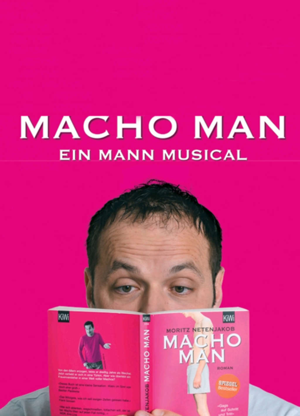 Tino Selbach als MachoMan: Ein Mann Musical (Plakat)
