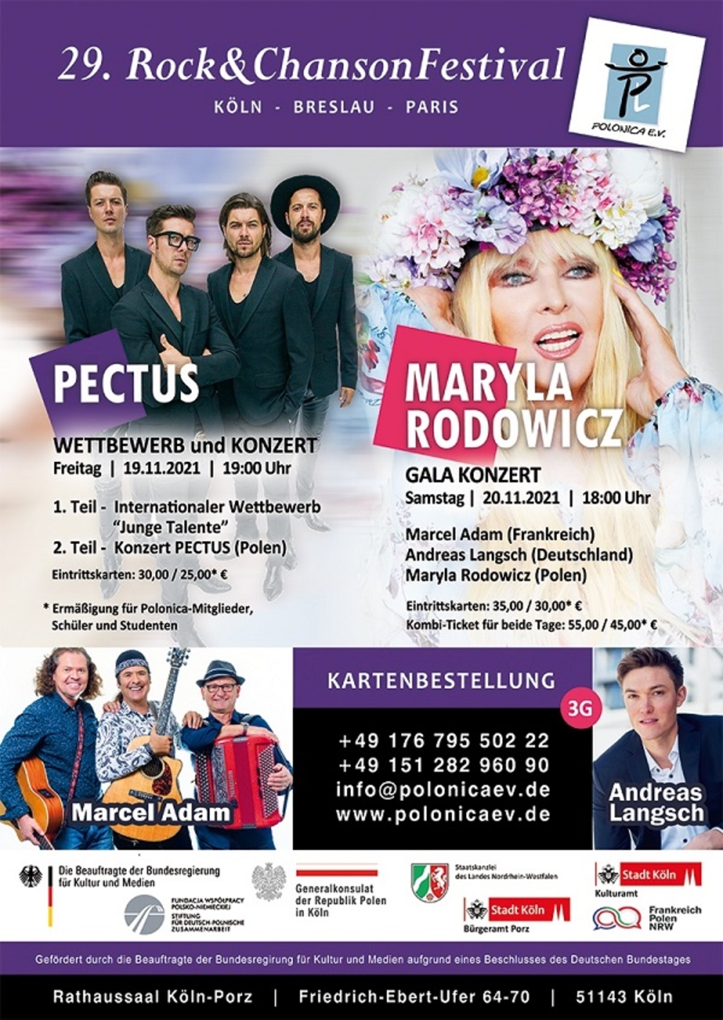 Plakat 29. Rock & Chanson Festival