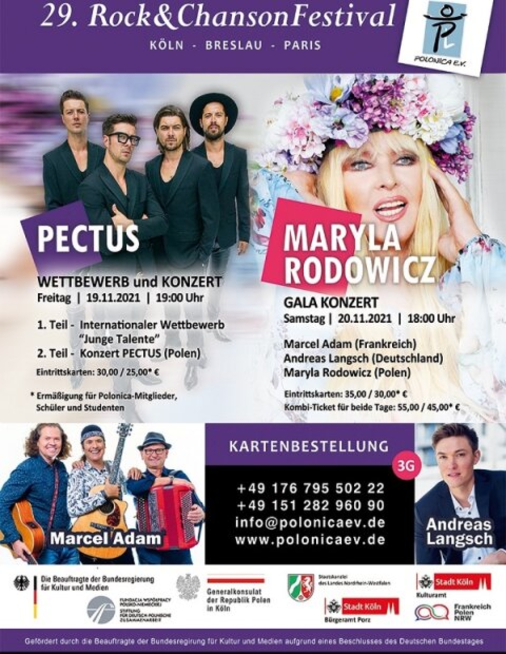 Plakat 29. Rock & Chanson Festival