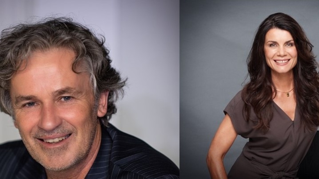 Eine Collage aus zwei Porträtfotos. Links: Timothy Peach, rechts: Nicola Tiggeler