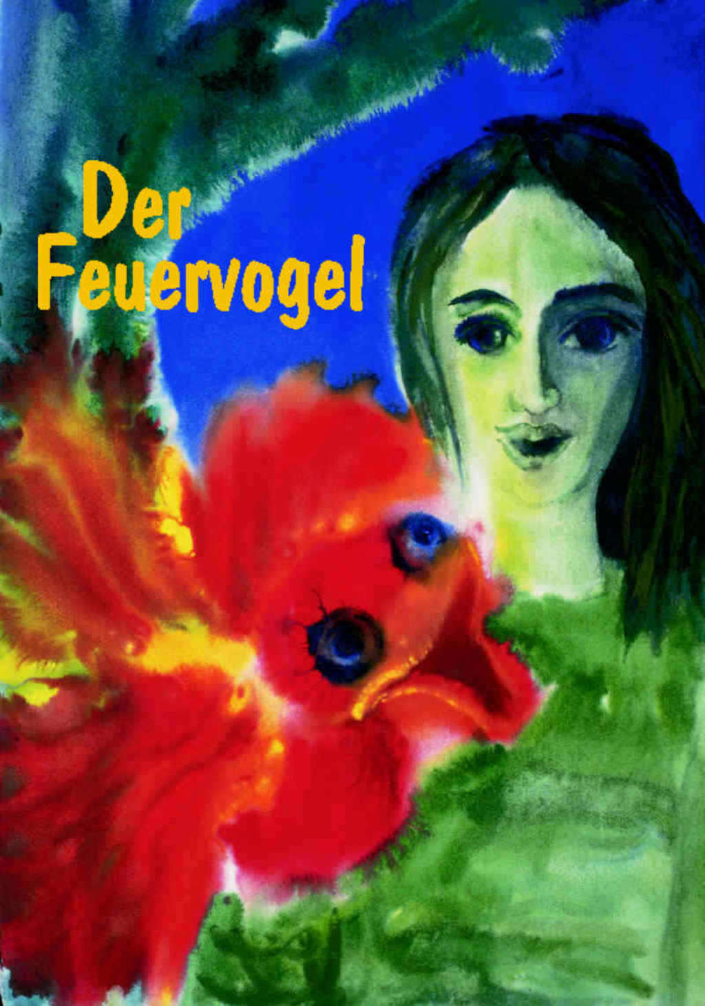 Der Feuervogel: Plakat der Feuervogel mit Iwan und dem Feuervogel selbst