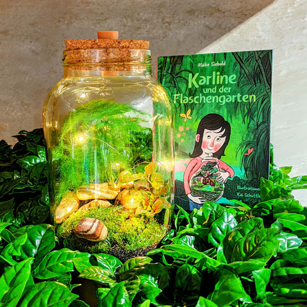 Karline und der Flaschengarten