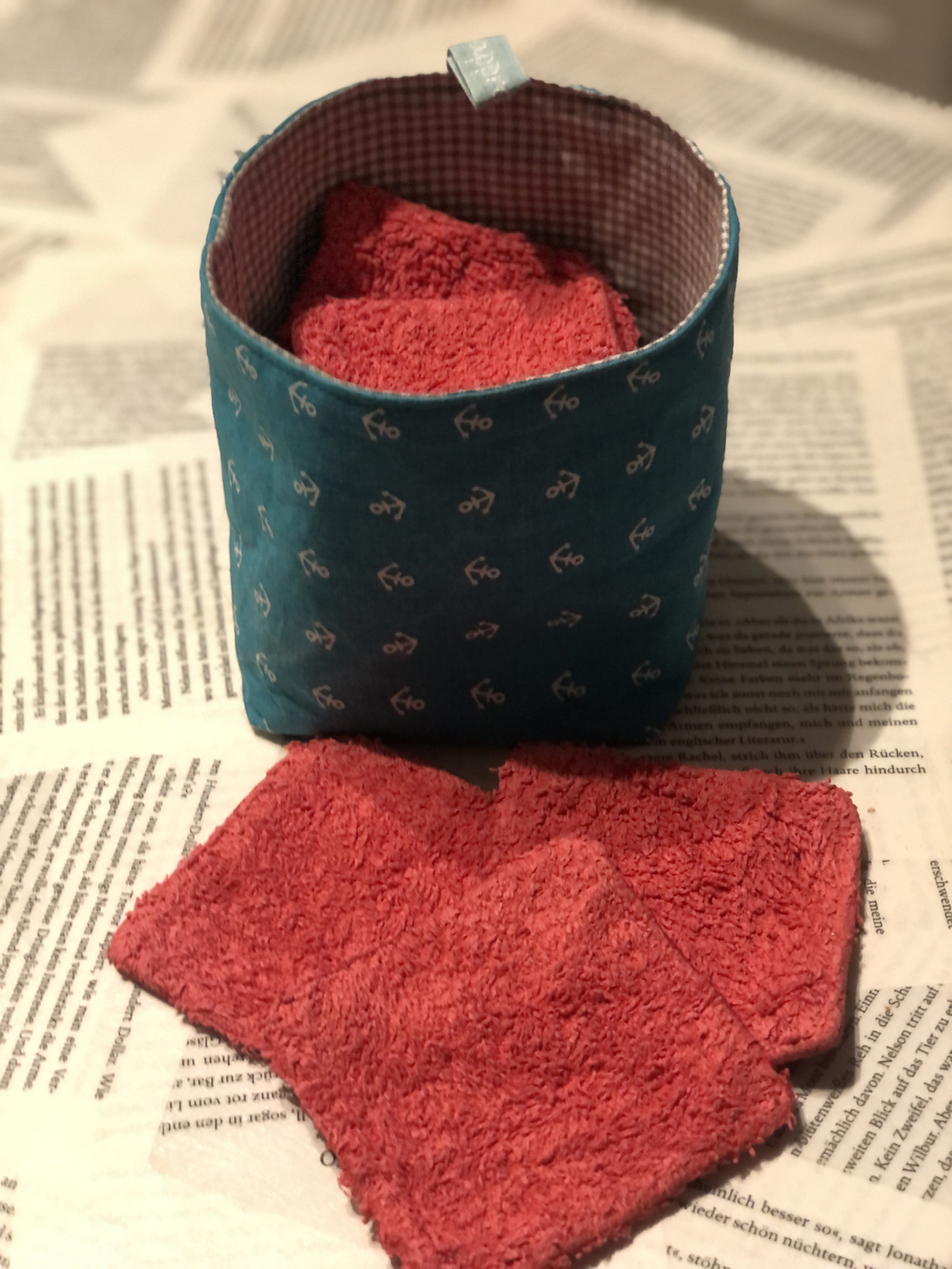 Selbstgemachte Abschminkpads