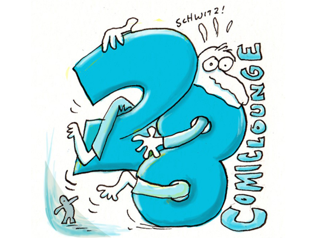 Eine im Comic-Stil gezeichnete 28