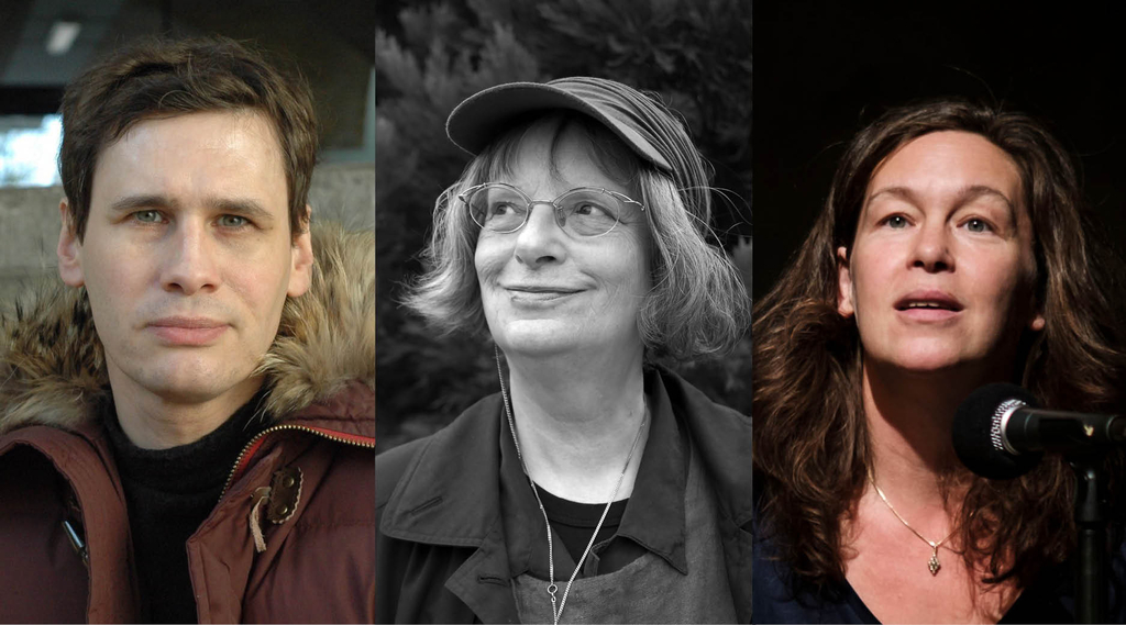 Collage dreier Autor*innen