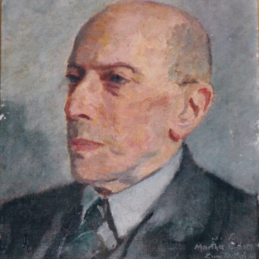 Gemälde des Malers Eugen Spiro, abgebildet ist ein Portrait von Max Osborne