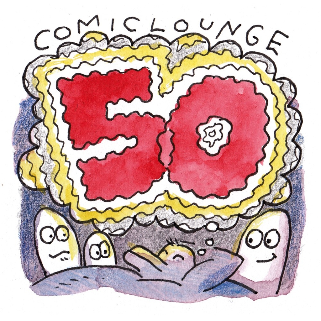 Zeichnung zum Thema der diesmaligen ComicLounge