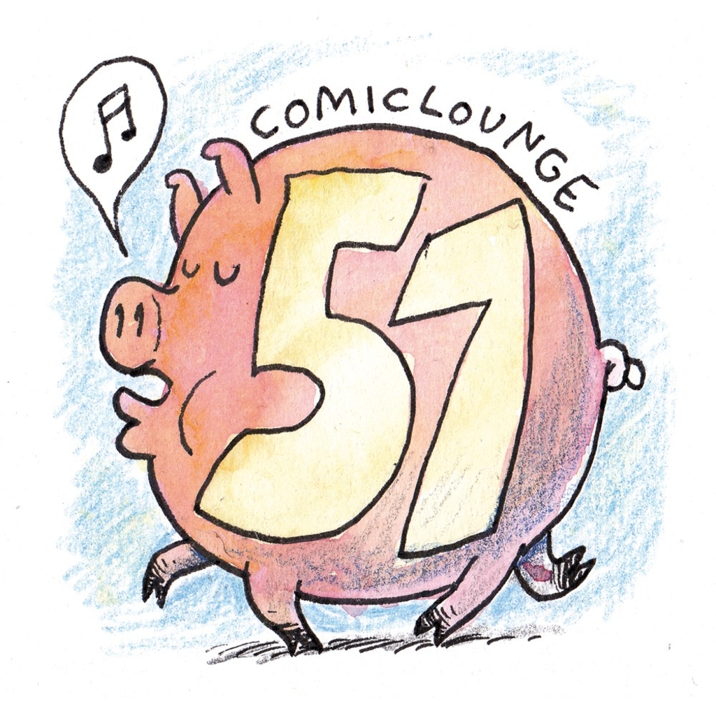 Zeichnung zum Thema der diesmaligen ComicLounge