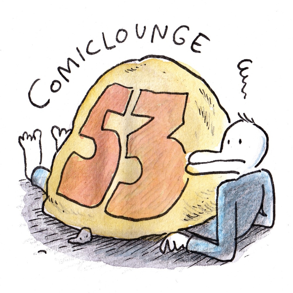 Zeichnung zum Thema der diesmaligen ComicLounge