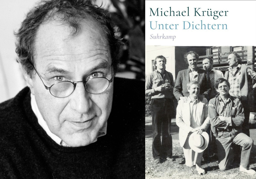 Collage aus einem schwarzweiß-Porträt des Autos und des Covers des besprochenen Buches