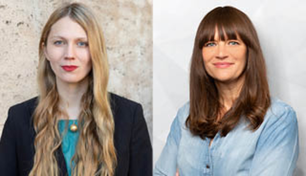 Portraits von Dr. Kira Vinke und Sarah Zerback