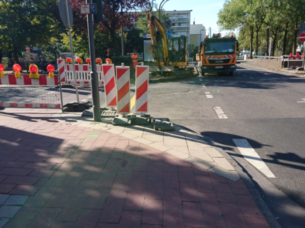 Radfahrstreifen Siegburger Straße