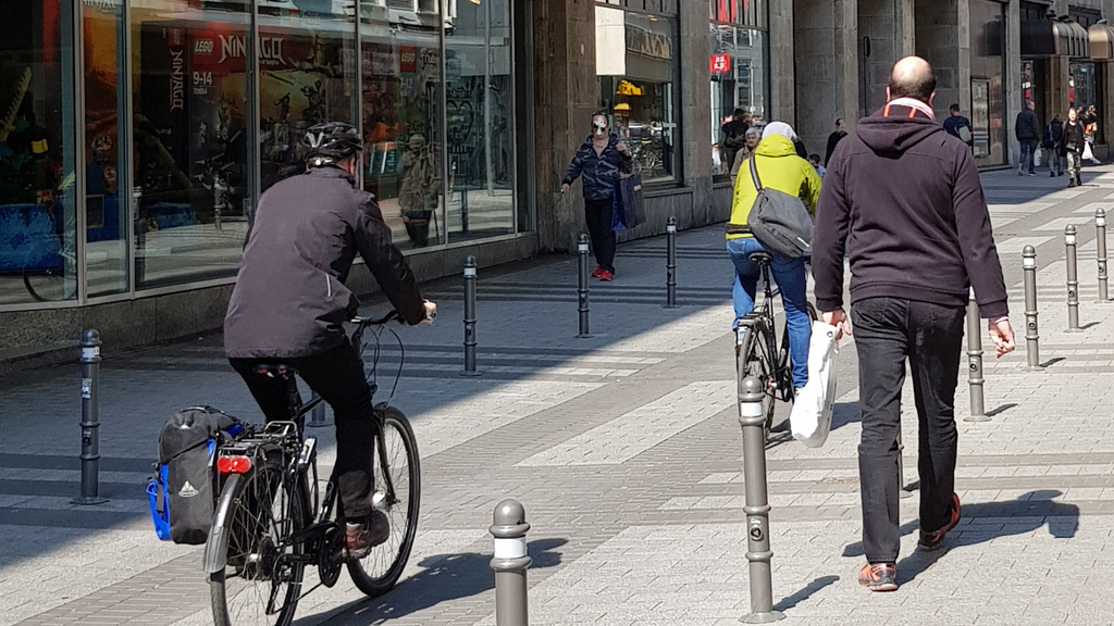 Hohe Straße im Abschnitt Augustinerplatz für den Radverkehr geöffnet