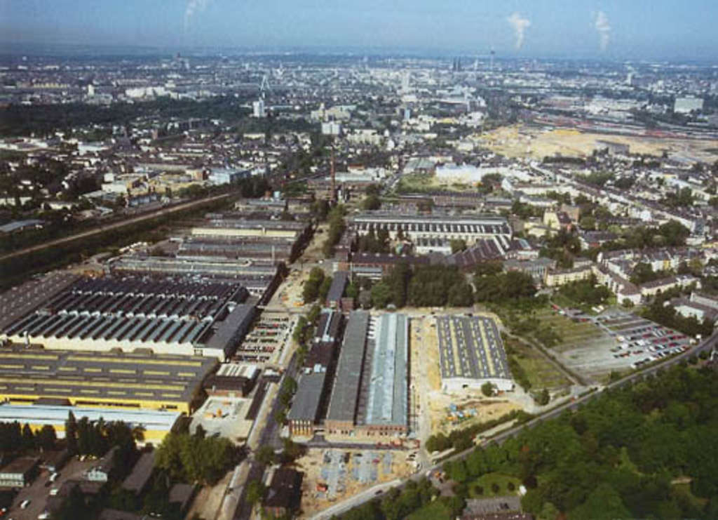 Luftbild Gewerbegebiet "Technologie- und Industriepark Kalk-Süd"