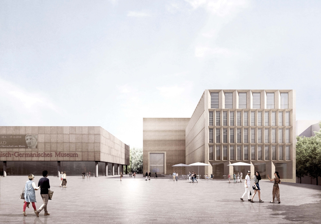 Entwurf des 1. Preisträgers, Büro Volker Staab, Berlin 1