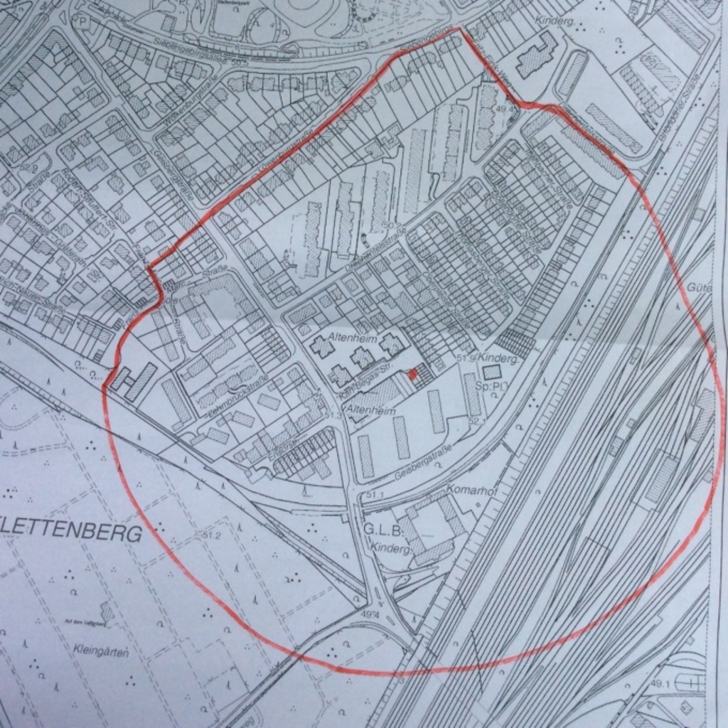 32 Bombe Klettenberg Karte 