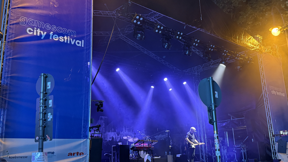 Bühne auf dem Gamescom City Festival