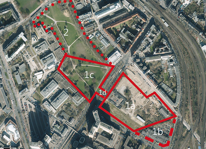 Neue Grünanlage am Eifelwall