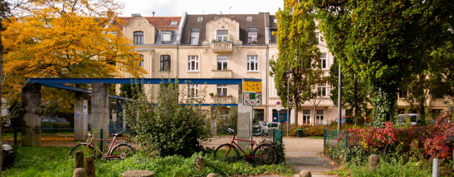 Ansicht des Eingangsbereichs vor der Sanierung